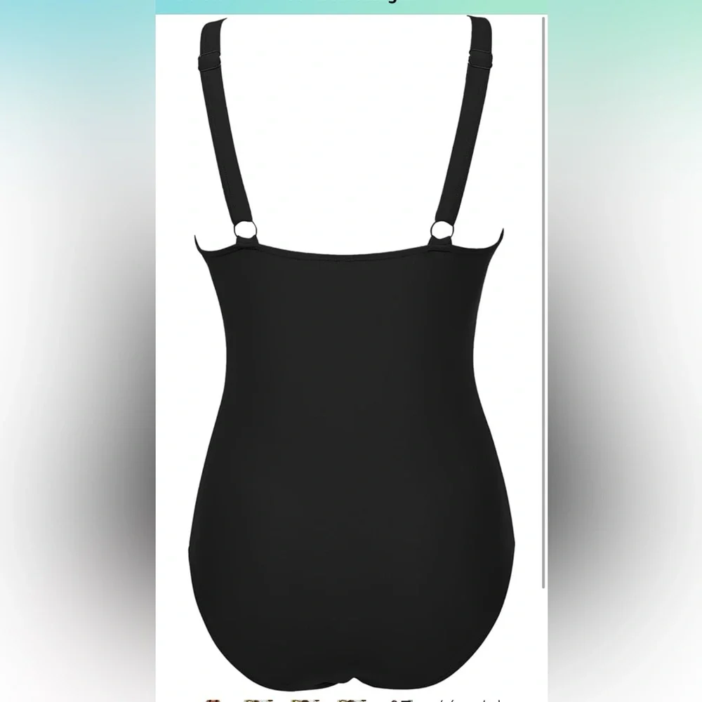 Cupshe Womens One Piece Swimsuits Tummy Control Bathing Suits Mesh Swim Suits - Picture 7 of 8